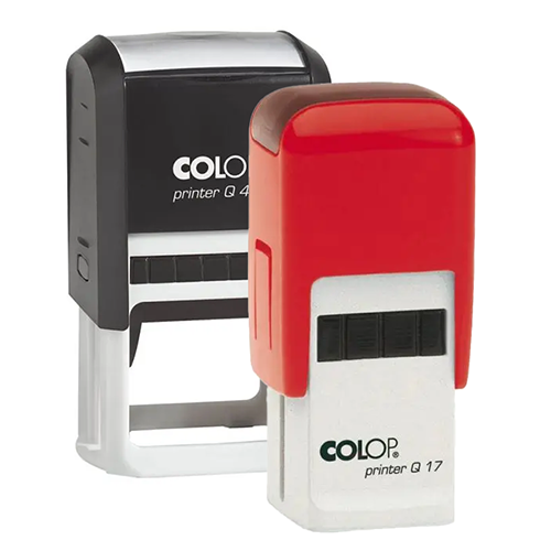 Négyzet alakú bélyegző