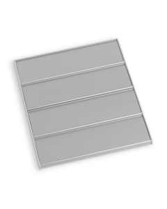 alusignFIX infótábla SÍNES 62 mm x 4 sor