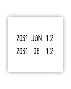 COLOP kézi dátumbélyegző, 3 mm (03000)