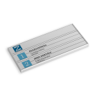 Ajtó névtábla 3 sor